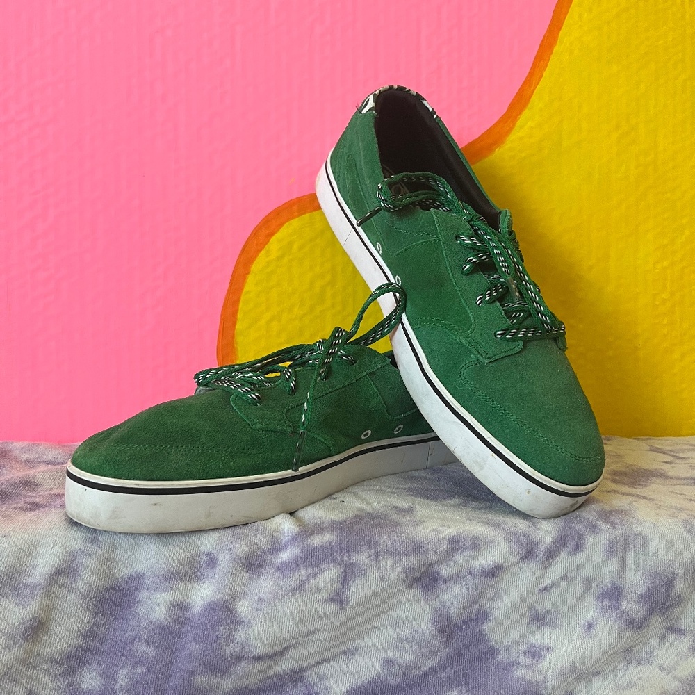 Green Suede Nike Braata Sneaks